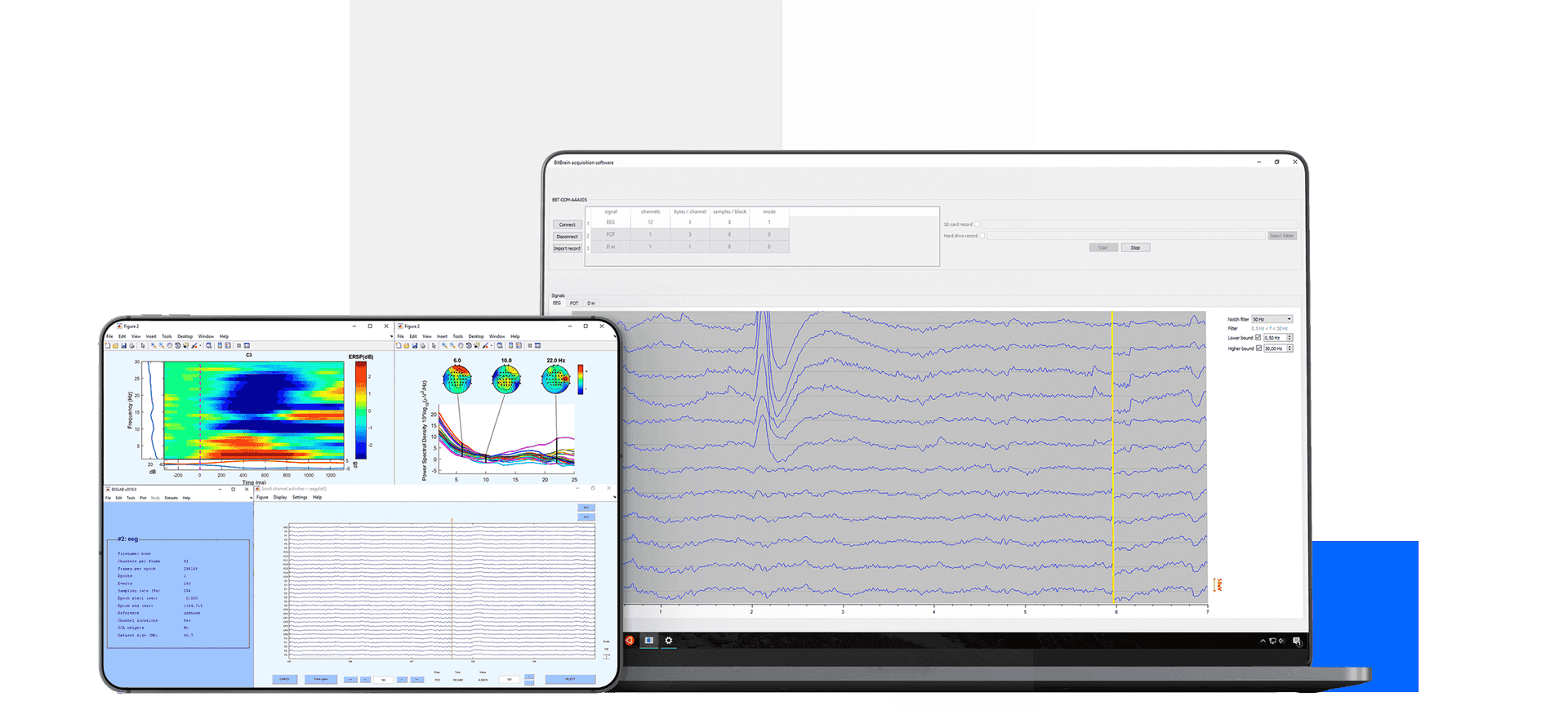 eeg software for eeg data acquisition and programming