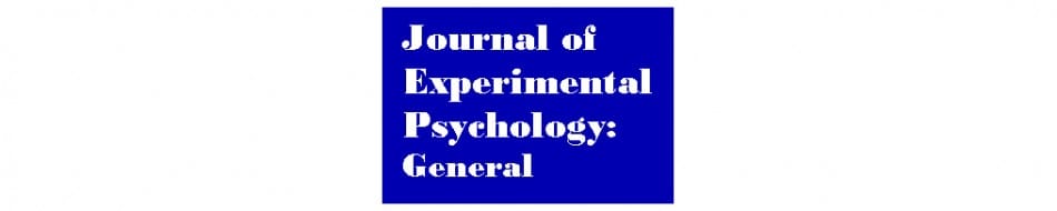 Journal Experimental Psychology General Logo 1